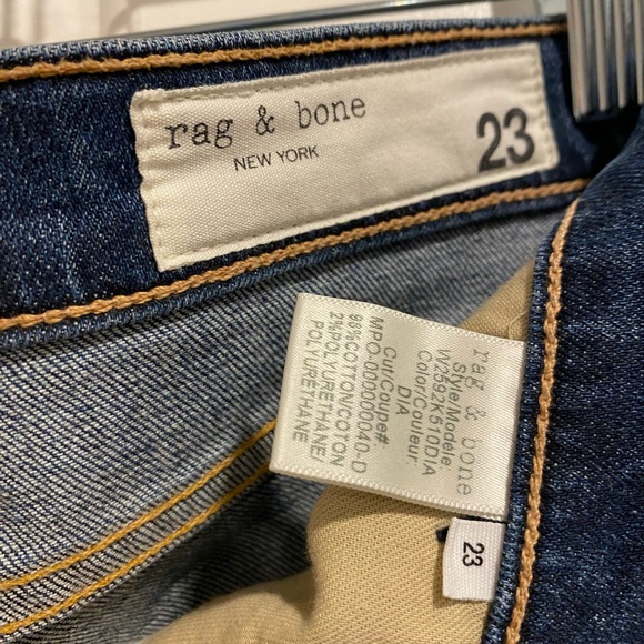 Rag & Bone Dre Capri Jeans Size 23 Style #W2592K510DIA - Picture 8 of 11